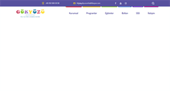Desktop Screenshot of gokyuzurehabilitasyon.com